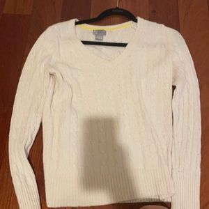 Large white H&M sweater